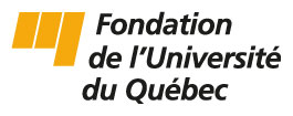 Logo Fondation de l'Université du Québec.